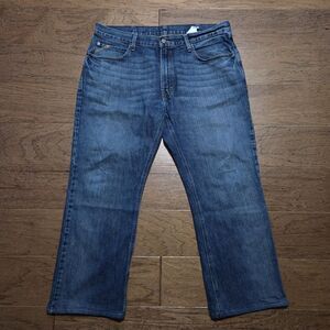 Ariat Legacy M4 Jeans Mens 38x30 (38x28.5) Relaxed Boot Cut Blue Denim Western